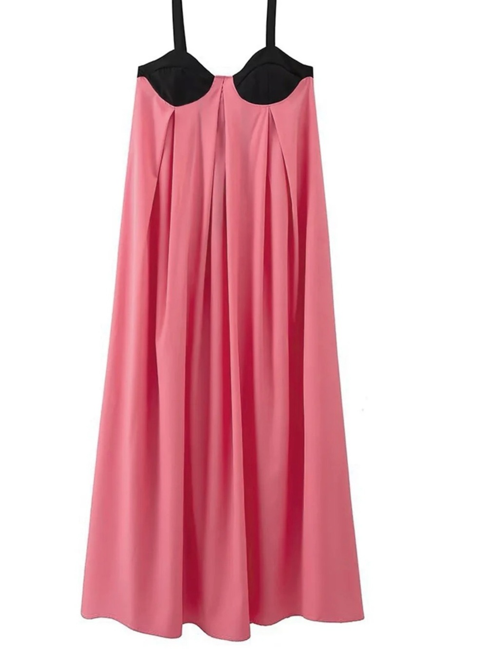 Commense Bra-Splicing Halter Strap Long Dress - XL - Picture 5 of 6